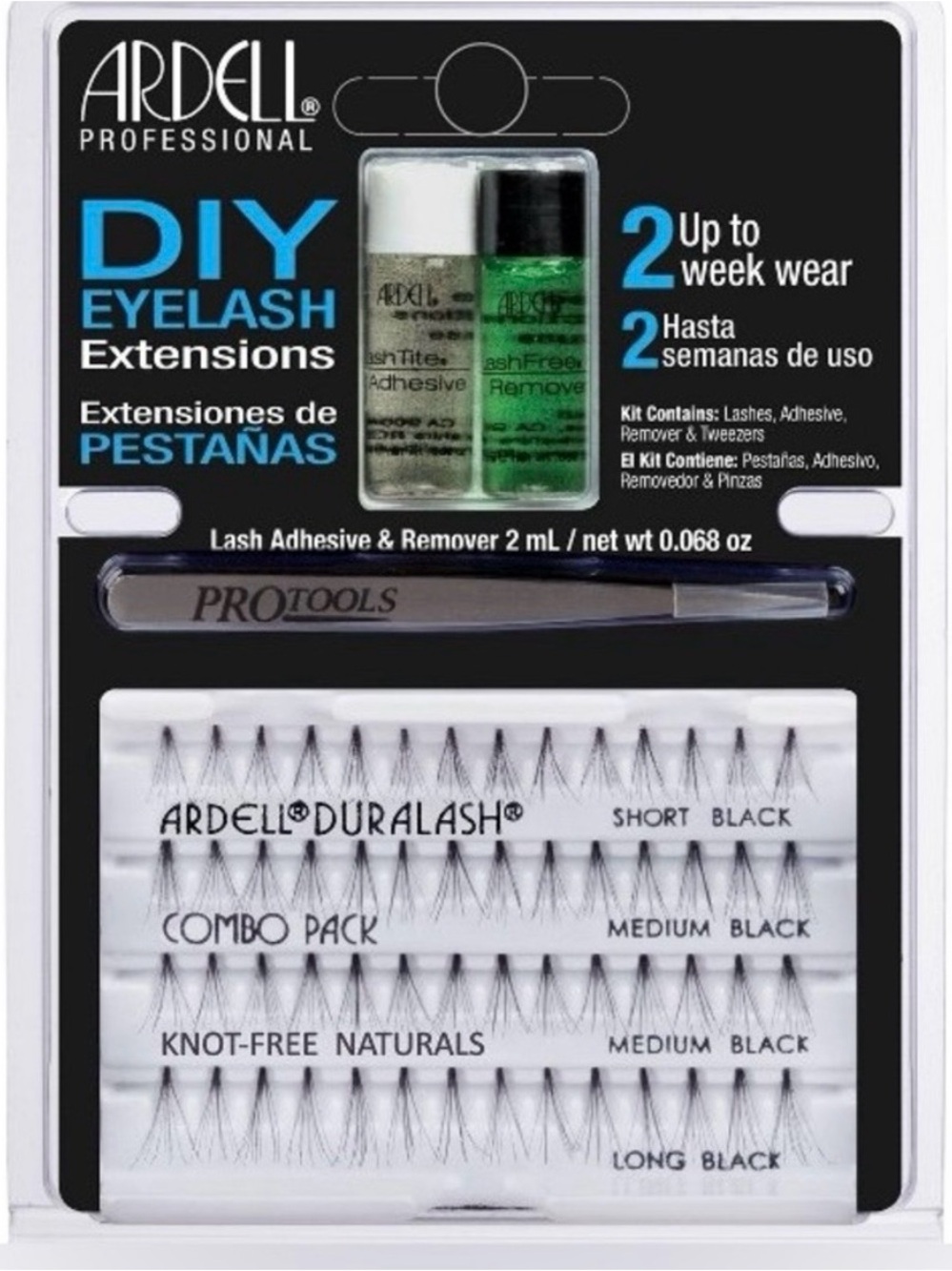 Ardell Eyelash DIY Extension Combo Pack Sm/Med/Long 56 Ct. 2 Pack New